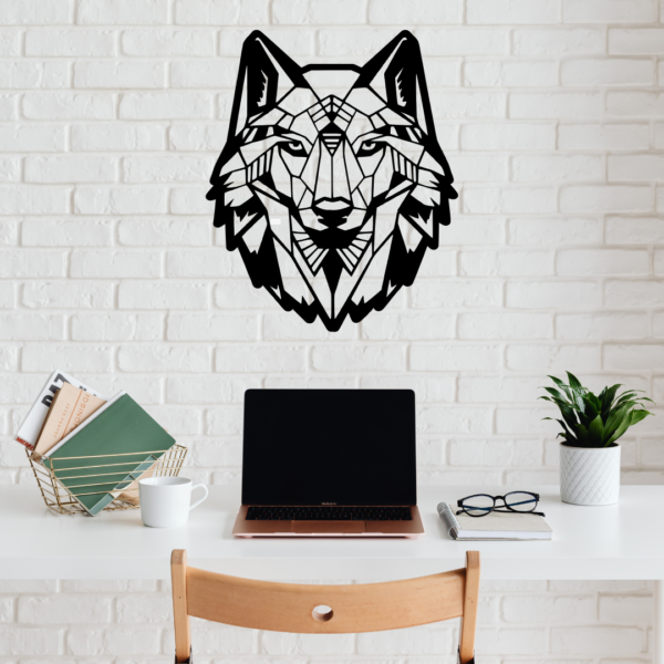 Cuadro Decorativo Geométrico Lobo