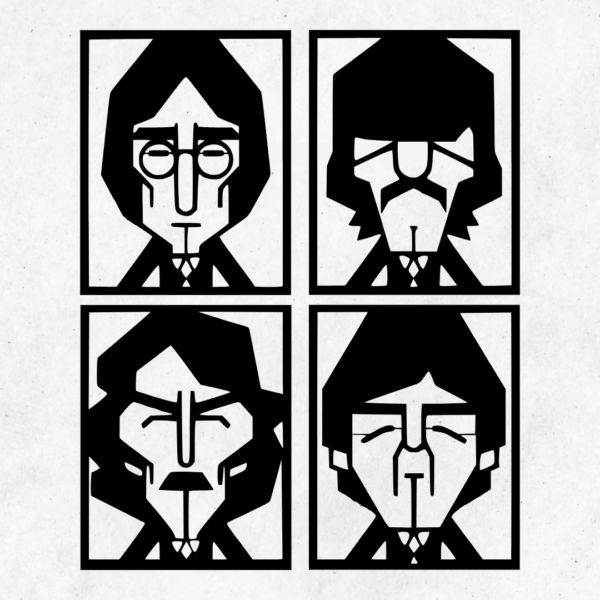 Cuadro Decorativo Cuarteto The Beatles