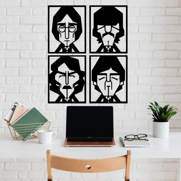 Cuadro Decorativo Cuarteto The Beatles