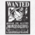 Cuadro Decorativo Wanted de Luffy - One Piece