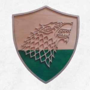 Cuadro Decorativo Escudo Casa Stark
