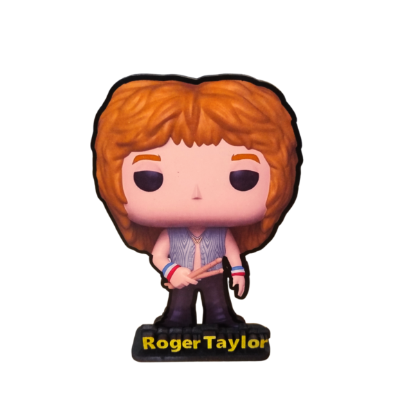 Set de 4 Tótems de Queen – Freddy, Roger, Brian y John (Estilo Funko Plano)