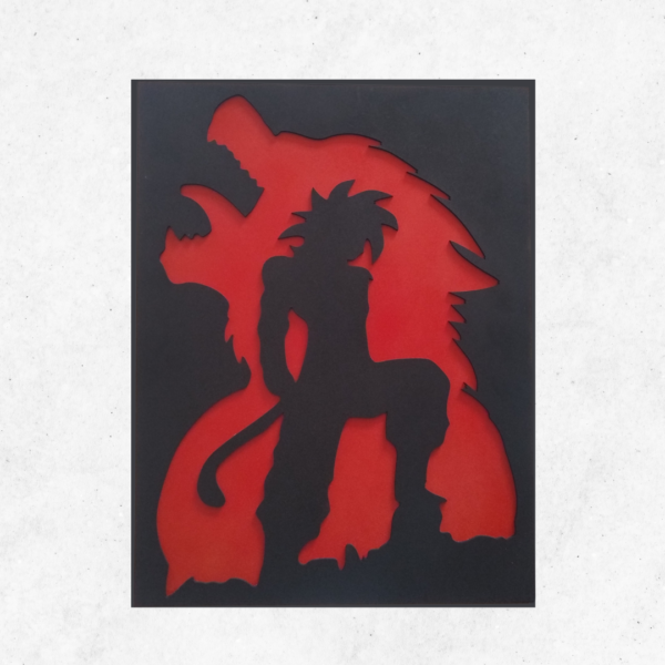 Cuadro Decorativo Goku y Ozaru