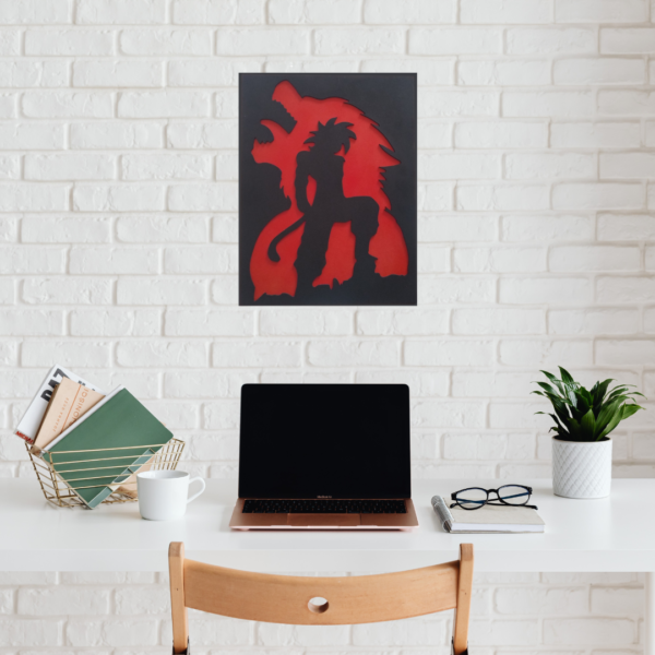 Cuadro Decorativo Goku y Ozaru